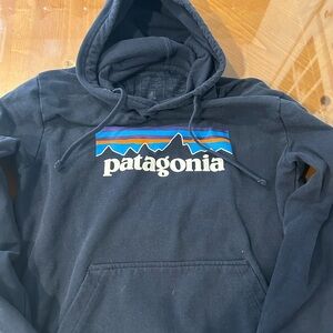 Patagonia Dark Blue Hoodie for Men size Small